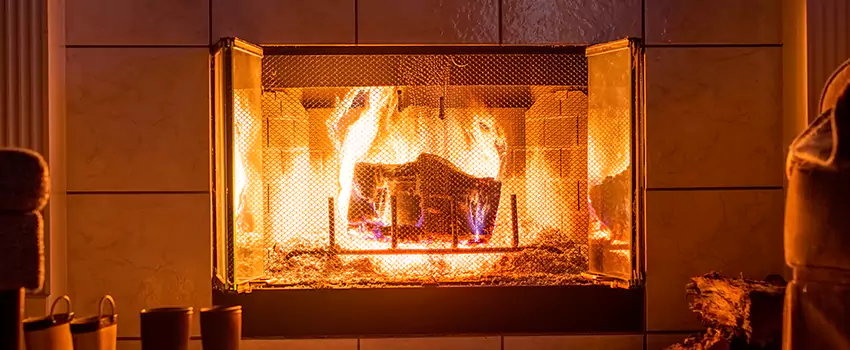 Mendota Hearth Landscape Fireplace Installation in Gardner, Kansas