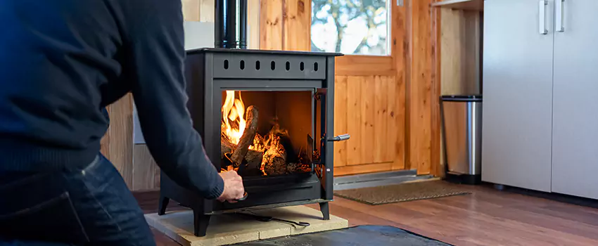 Open Hearth Wood Fireplace Installation in Gardner, KS