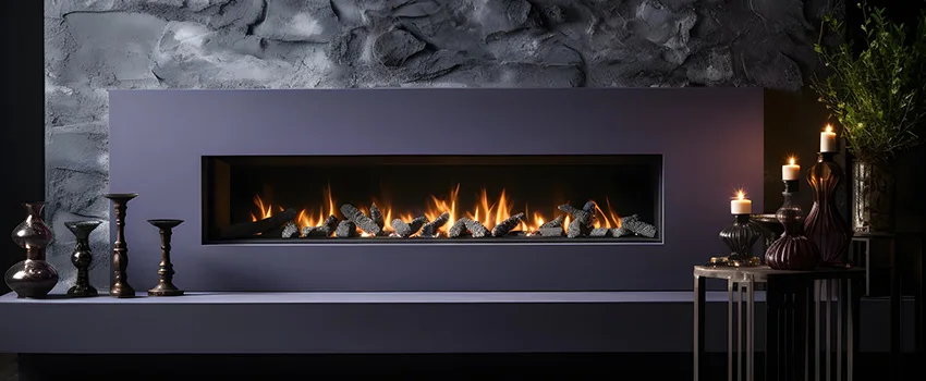 Ember Bed for Ventless Gas Fireplace in Gardner, KS