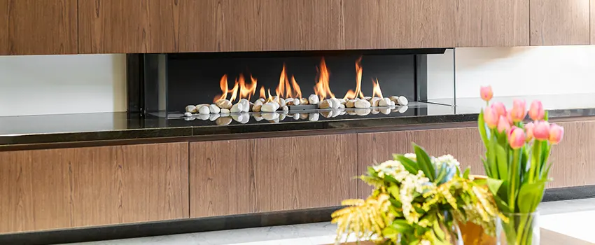 Double-height Fireplace Design Refurbishment in Gardner, Kansas