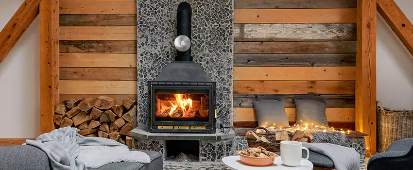 Thelin Hearth Products Direct Vent Gas Stove Fireplace Inspection in Gardner, Kansas